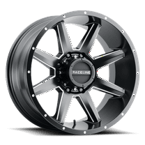 Raceline 954M-STRYKER 17" Cast Aluminum Wheel, STRYKER SATIN BLACK MILLED 17X8.5 8X170 0mm