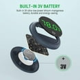 thumbnail image 2 of Wireless Touch-Activated Aquarium Thermometer with High-Definition LED Display, Accurate -60°F to 140°F Reading, Energy-Saving, Easy Stick-On Design for Fresh/Saltwater Tanks, Black, Battery Included, 2 of 6