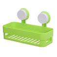 thumbnail image 2 of MasteelfCA Plastic Suction Cup Bathroom Kitchen Storage Rack Organizer Shower Shelf (Blue), 2 of 5
