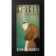 thumbnail image 2 of Fowler, Ryan 11x18 Black Modern Framed Museum Art Print Titled - Beagle Martini, 2 of 5