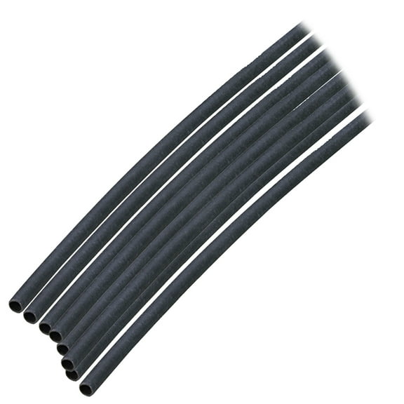 Ancor Marine Grade Adhesive Lined Heat Shrink Tubing 1/8" x 12" 10pc Black