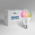 thumbnail image 2 of Osprey Smart Light Bulbs, RGBCW LED, Music Sync, Bluetooth & Wi-Fi, App Control, A19 E26 Base, 9W, 806 Lumens (4 Pack), 2 of 6