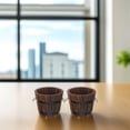 thumbnail image 3 of OULII 4pcs Small Planter Pots Vegetable Planters For Use For Succulents Flowers And Home Gardening For Patio Balcony, 3 of 6
