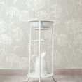 thumbnail image 3 of Advantage Garvey Light Grey Dandelion Unpasted Nonwoven Wallpaper, 20.5-in by 33-ft, 56.4 sq. ft., 3 of 4