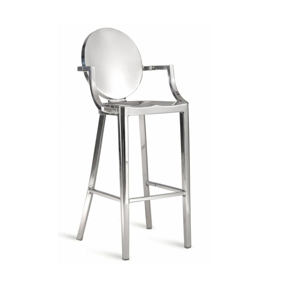 Les tabourets de comptoir avec accoudoirs allient élégance et confort. Fabriqués en acier inoxydable durable, ces tabourets présentent un design moderne avec des accoudoirs pour un soutien supplémenta