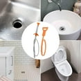 thumbnail image 4 of Drain Clog Remover Tool, Includes 5 Plastic and 1 Stainless Drain Snakes, Effectively Clean Hair and Other Clog for Toilet, Kitchen Sink, Bathroom Tub, 6 Pack, 4 of 4