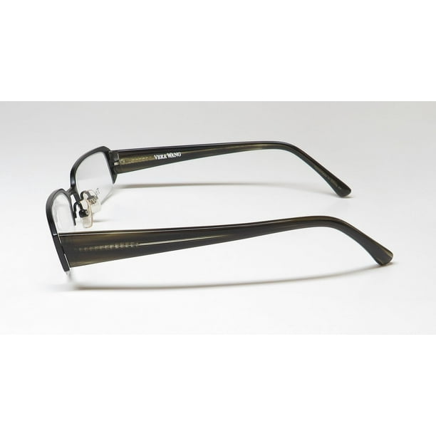 VERA WANG V013 TITANIUM NO ALLERGY RECTANGULAR SHAPE LENS