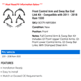 thumbnail image 2 of Front Control Arm and Sway Bar End Link Kit - Compatible with 2011 - 2018 Ram 1500 2012 2013 2014 2015 2016 2017, 2 of 2