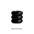 thumbnail image 2 of ZheElen Storage Case Pencil Box Desk Stand Round Smooth Surface Long-lasting Convenience Multipurpose Exquisite Home Supplies Black Three Layers, 2 of 6