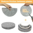 thumbnail image 4 of China Storage Containers, 12 Inch Dinner Plate Dish Storage Containers, Hard Shell Quilted Dinnerware Storage Box Case with Lids and Felt Protectors for Dishes Plates Storage and Moving, 4 of 9