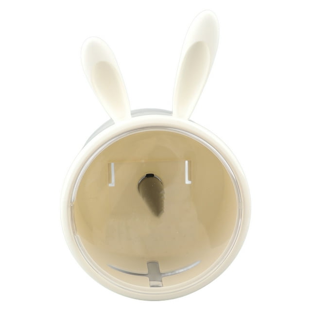 Cute Wall Mounted Toilet Paper Holder Transparent Roll Paper Storage Dispenser Box