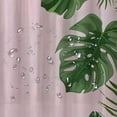 thumbnail image 5 of Orinice Tropical Plants Palm Leaf Abstract Exotic Monstera Theme Fabric Banana Leaves Shower Curtain Sets Kids Bathroom Home Decor with Hooks Waterproof Washable  60x72, 5 of 7