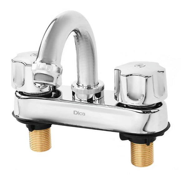 Llave Mezcladora Dica para Lavabo Dica 4048BAR Acabado Cromado 4