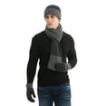thumbnail image 2 of Aoochasliy Winter Gloves Clothes Three Pieces of Warm Autumn and Winter Suit Mixed Color Knitted Woolen Thick Hats, Scarves and Gloves, 2 of 9