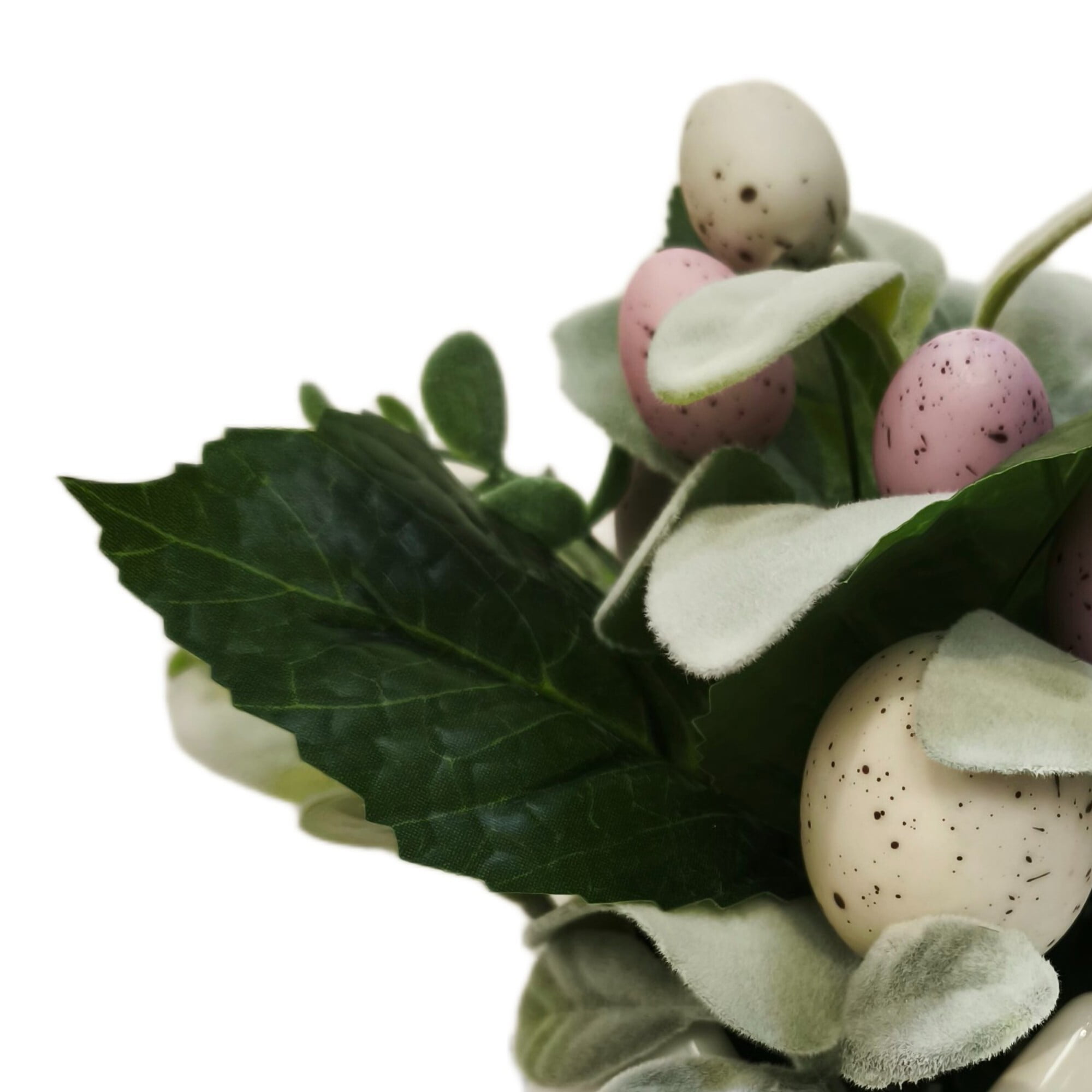 Easter Artificial Plant in White Egg Pot, 8 in, by Way To Celebrate