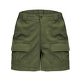 thumbnail image 6 of Yubnlvae Women's Casual Working Shorts - Pocket Design for Comfort Green XXL, 6 of 6