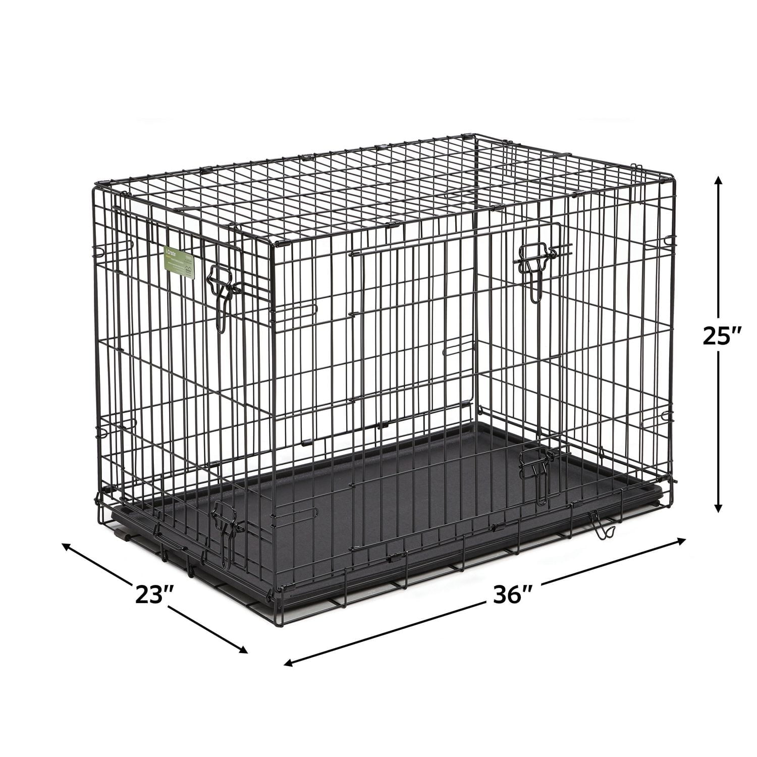 Cage pour chiens deux portes 36po
