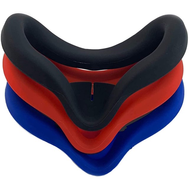 Almohadilla ocular YONGSHENG con cubierta de silicona para Oculus Quest 2 negro/azul/rojo