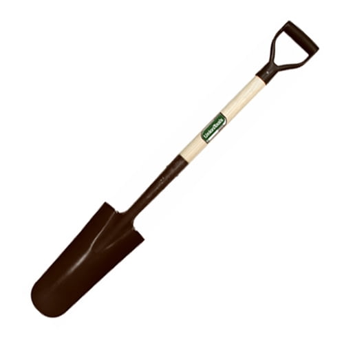 New 31 in Fiberglass Handle Steel Blade Durable Lawn Garden Drain Spade