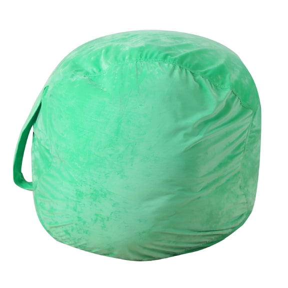 LAMIRO Bean Bag Chair Kids Stuffed Animal Plush Toy Storage Bean Bag Soft Pouch Stripe Fabric Chair Toy Storage Bag