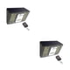 thumbnail image 2 of Monstrate Garden Solar Fence Light Pathway Stairs Outdoor Park with Step Night Yard Wall Control Remote Lamp Lighting Mounted 2piezas, 2 of 6