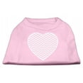 thumbnail image 1 of Chevron Heart Screen Print Dog Shirt Light Pink Xxxl (20), 1 of 1