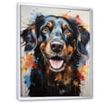 thumbnail image 2 of Designart "Delightful Dachshund IV" Animals Dog Floater Framed Wall Art Prints, 2 of 5