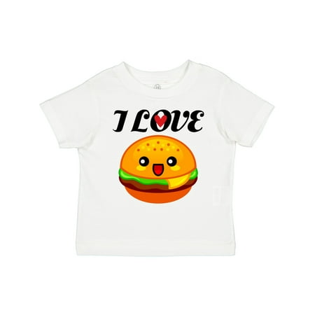

Inktastic I Love Hamburgers Gift Toddler Boy or Toddler Girl T-Shirt