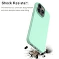 thumbnail image 6 of iPhone 16 Pro Max Case, Takfox For iPhone 16 Pro Max 6.9" Basic Case [Frosted] Shockproof Case Liquid Silicone Gel Rubber Soft TPU Anti-slip Bumper Thin Matte Slim Phone Case Covers,Mintgreen, 6 of 10
