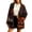 Black, variant on Breezora Women's Casual Oversized Knit Open Front Cardigan with Halloween Pumpkin Print Long Sleeve Loose Cozy Sweater Coat