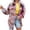 Grey, variant on Oversized Multi-Color Plaid Wool Blend Shacket Women Warm Mid-Length Loose Button Front Layering Coat 1PC S-XL Plus Size Friendly