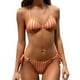 thumbnail image 1 of Conjuntos de bikini Prolriy para mujer, bikinis triangulares a rayas para mujer, traje de baño de marca, conjunto de bikini de dos piezas, traje de baño de playa, trajes de baño para mujer, trajes de, 1 of 7
