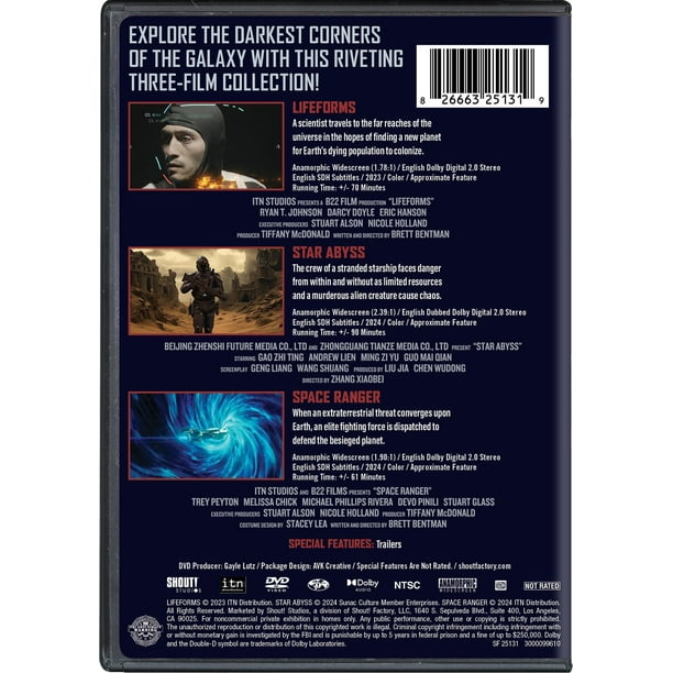 Dark Space 3-Film Collection (Walmart Exclusive) (DVD), Science