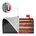 thumbnail image 5 of PHELIKA American Flag Painted On Wood 01 Magnetic Mailbox Covers Standard Size 25.5"H x 21"W, 5 of 8