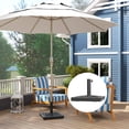 thumbnail image 2 of Outsunny Garden Parasol Base, 33lbs HDPE Outdoor Umbrella Base Black, 2 of 10