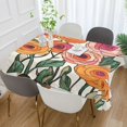 thumbnail image 2 of Yayeee Tablecloths 60" x 90" Rectangle Wrinkle Resistant Party Table Cover, Hand Drawn Floral, 2 of 8
