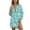 Green Leopard Print, variant on Renewold Swimsuit Coverup for Women T-Shirt Dress with Pockets Long Sleeve Bathing Suit T Shirt Cover Up for Women Comfortable Button Down Shirts Swimwear, Violet Leopard Print, 3XL