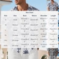 thumbnail image 3 of COSFO Men Button Down Shirt Hawaiian Short Sleeve Cotton Linen Tops Loose Fit Summer Collared Vacation Mens Casual Shirts, 3 of 9