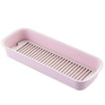 thumbnail image 1 of Cutlery Storage Tray Plastic Flatware Tray Kitchen Drawer Organizer with Drainer, 1 of 10