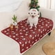 thumbnail image 1 of Almohadilla absorbente de orina para mascotas de color rojo navideño, antideslizante, fácil de secar, para entrenamiento de perros y gatos pequeños, lavable, M 60x45cm, 1 of 6