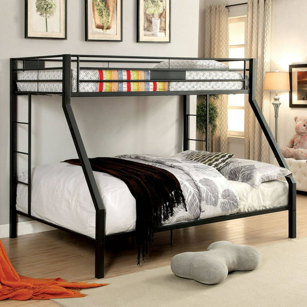 Furniture Of America Westin, Queen Size Bunk Bed With Twin On Top
