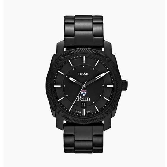 Men's Fossil Pennsylvania Quakers Machine Stainless Steel Watch