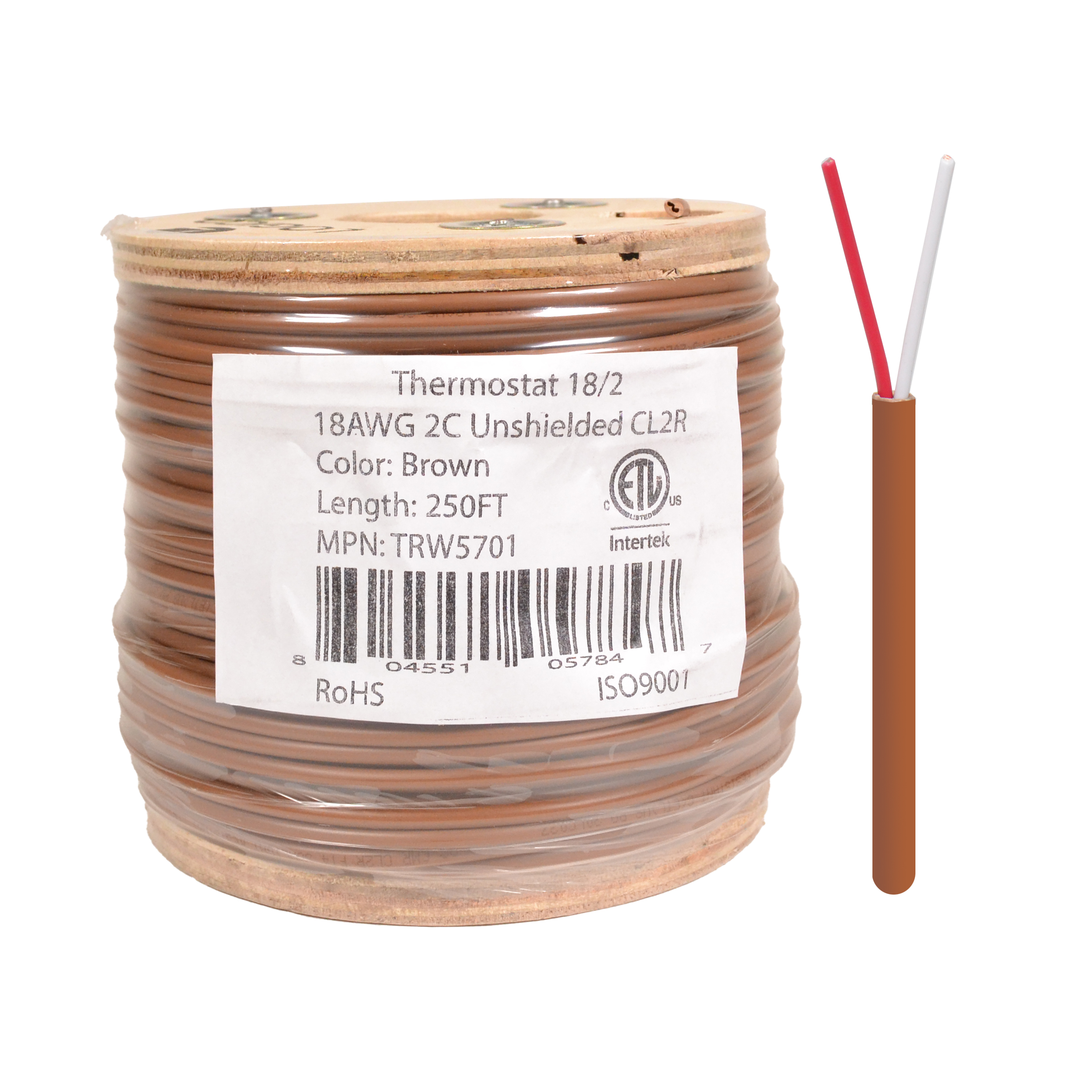 18 2 Thermostat Wire 18 Gauge Solid Copper CMR Heating HVAC AC Cable 18 2 Thermostat Wire 18 Gauge Solid Copper CMR Heating HVAC AC Cable