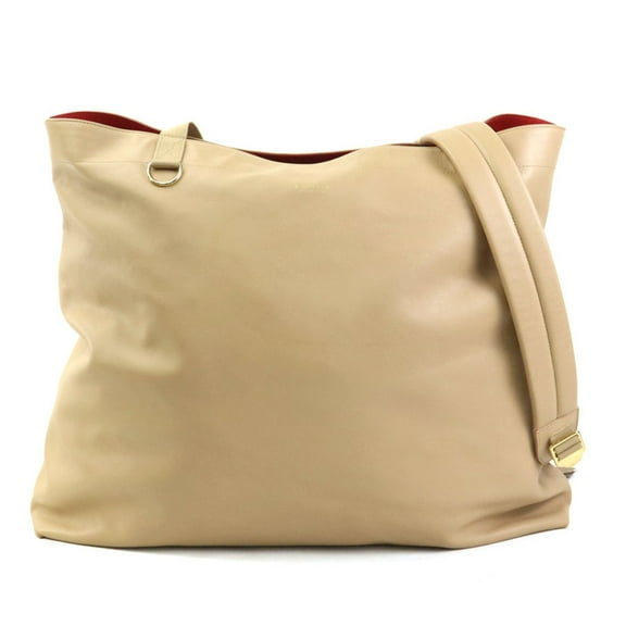 Pre-Owned Burberry shoulder bag, leather, beige, for men and women, 56356g (Good)