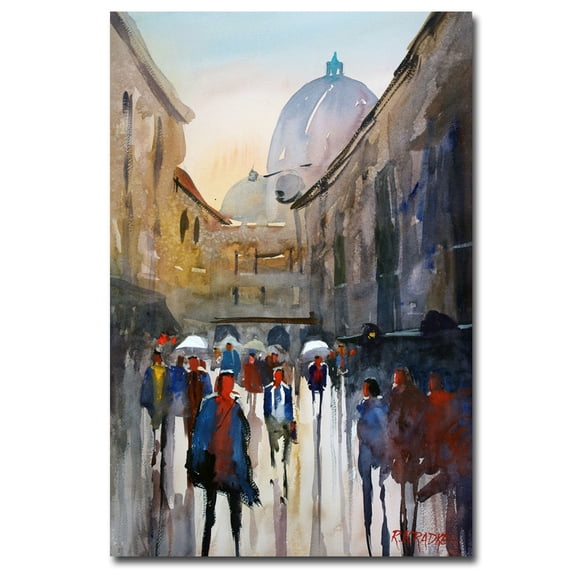 Trademark Art "Italian Impressions V" Canvas Art by Ryan Radke
