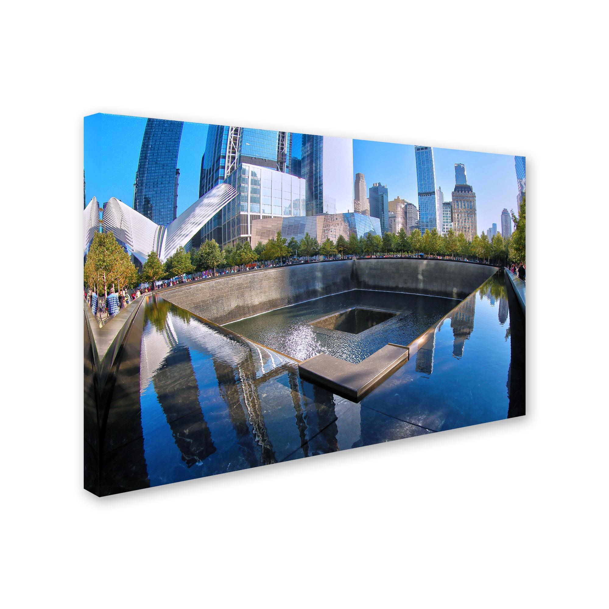 Trademark Fine Art "911 Memorial" Canvas Art by CATeyes