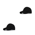 thumbnail image 2 of Guardurnaity Gorra de béisbol para mujer, sombrero deportivo con cola de caballo, hebilla ajustable, poliéster, transpirable, para exteriores, Negro 2piezas, 2 of 6