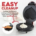 thumbnail image 2 of Mini 4" Electric Waffles Maker Bubble Egg Cake Oven Breakfast Waffle Machine, Premium Non-Stick Plates（Red Heart Shape）, 2 of 6
