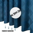 thumbnail image 6 of Ombre Stripe Shower Curtain, Modern Simple Shower Curtains with Waterproof & Washable, Decorative Shower Curtain for Bathroom (72x72 inch, Lake Blue), 6 of 6