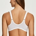 thumbnail image 2 of MELENECA Underwire Front Closure Bras for Women White 40C, 2 of 6